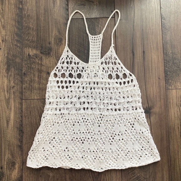 Abercrombie & Fitch Tops - A&F CROCHET TANK